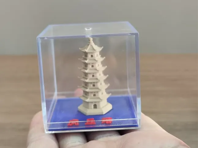 虎丘塔微缩模型