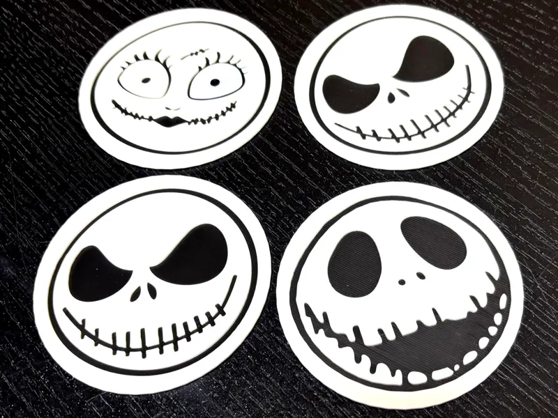 Jack Skellington Coasters
