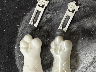 Cat Paw Perler Bead Pen Tool Kit Plush Surface