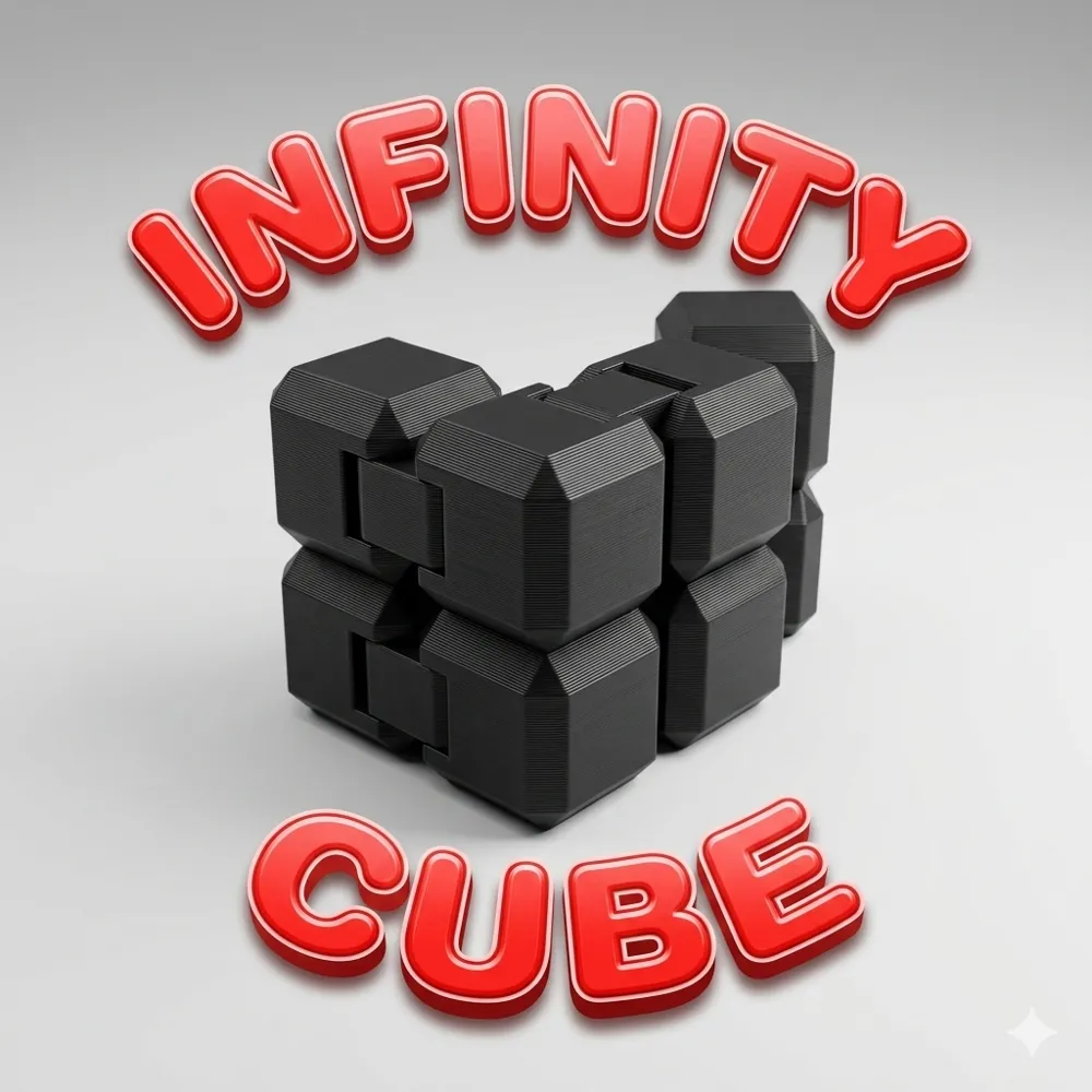 Infinity Cube Fidget - Free 3D Print Model - MakerWorld
