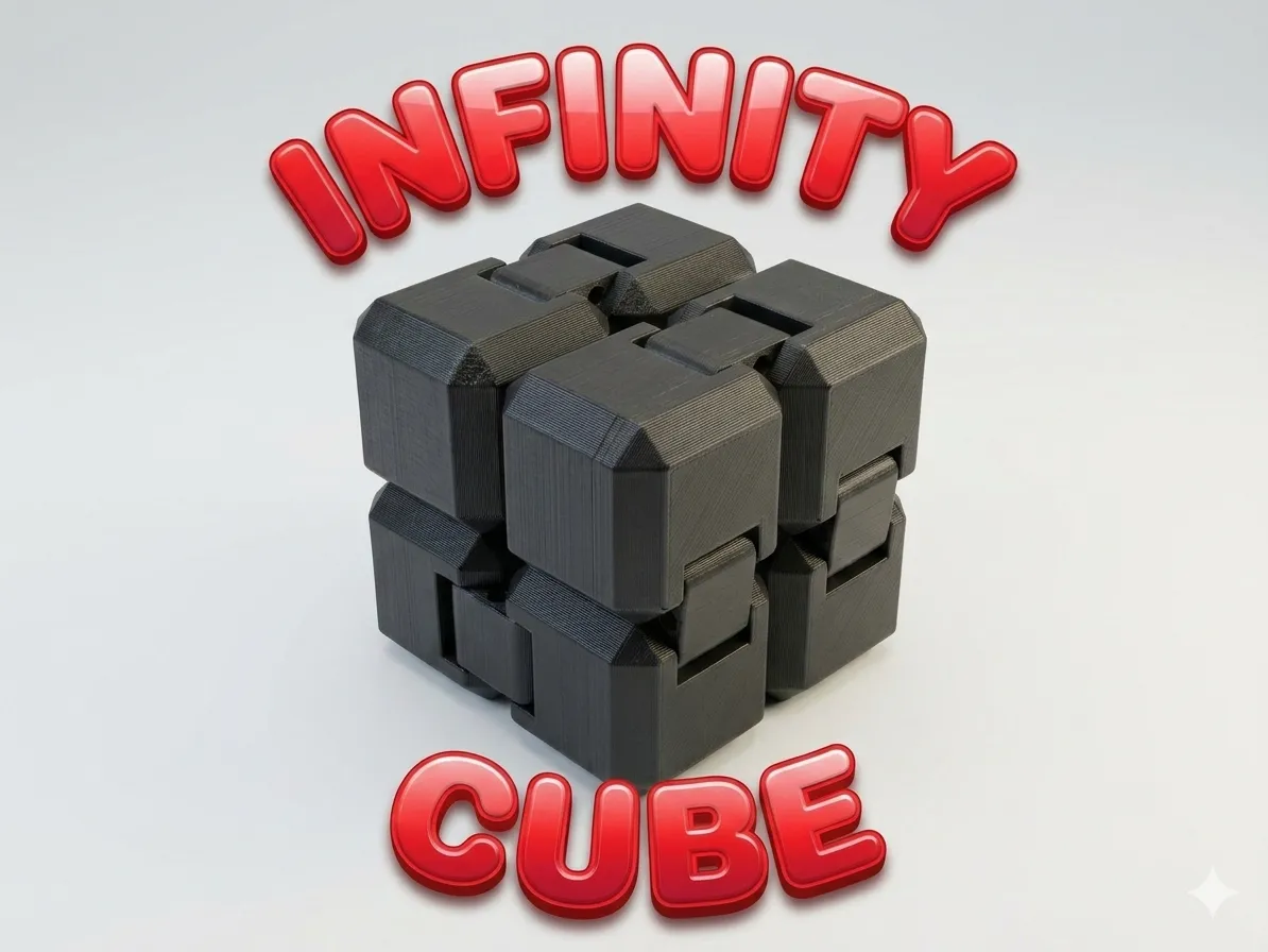 Infinity Cube Fidget - Free 3D Print Model - MakerWorld