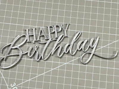 Happy Birthday corsivo