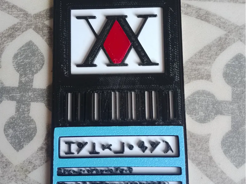 HxH tessera licenza Hunter ( no AMS)