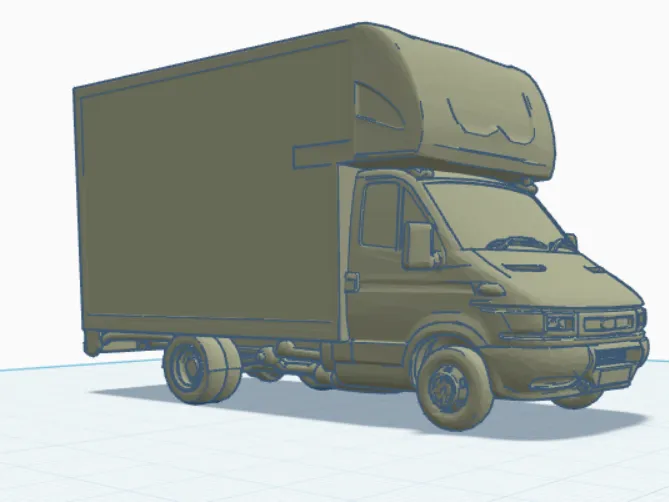 iveco box van display only