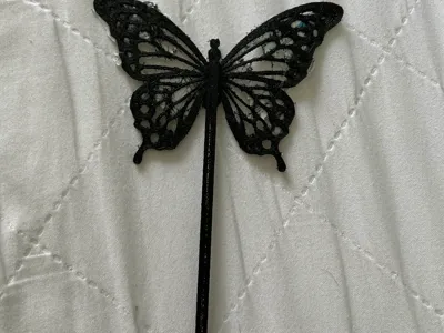 butterfly hair insert