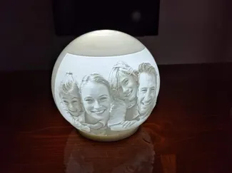 Spherical lithophane - Litofania sferica