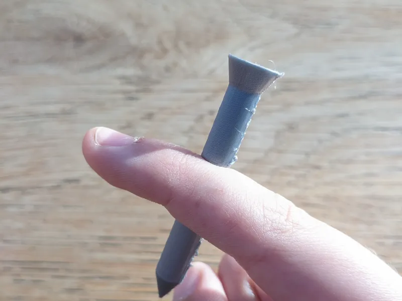 Nail through finger prank