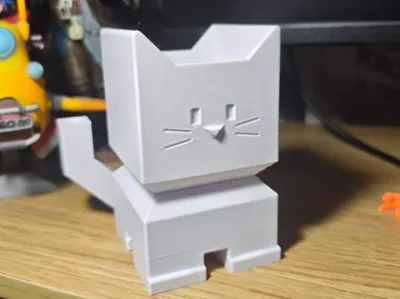 Block Kitty Pen Holder
