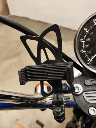 Phone ball mount for Harley-Davidson handlebars