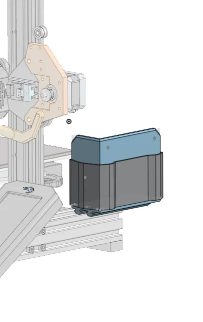 Generic 42x99 PSU vertical mount on 4040 extrusion