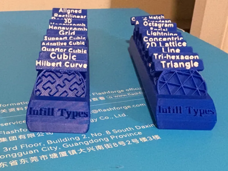 Infill Types Display 
