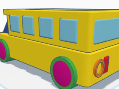 Kids soap holder (school bus)
