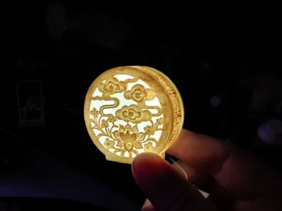 Cloud Patterned Lotus Night Light