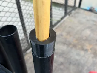 Trailer tool holder bushing
