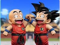 Figurines Goku et Krillin enfants — photo 1