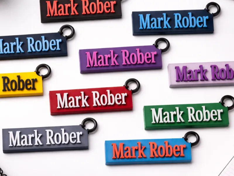 Mark Rober Fan Keychain