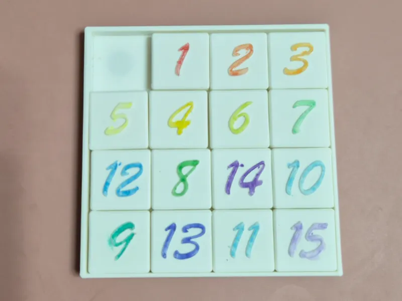 磁吸数字华容道