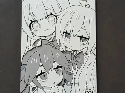 Hatsune Teto Akita Print