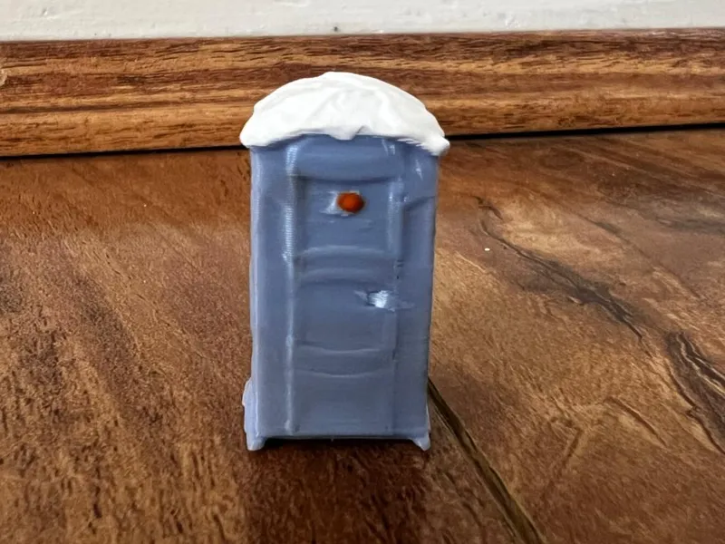 Porta Potty for Hotwheels/matchbox