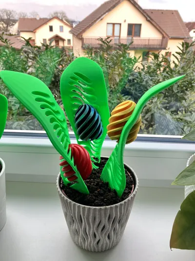 Easter Flower with passthrough Eggs
