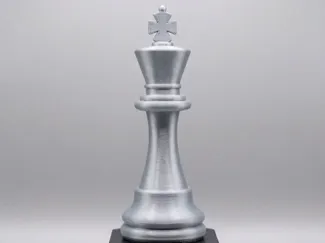 Trofeo de Ajedrez Personalizable - Modelo Rey