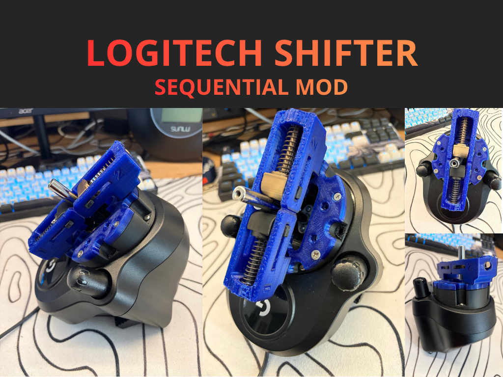 Logitech sequential shifter mod
