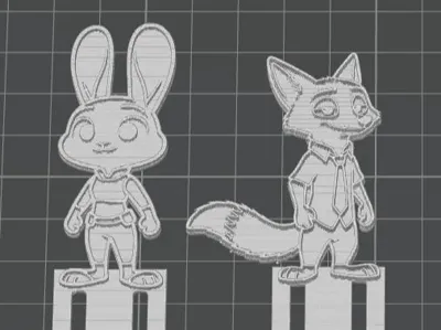Zootopia Nick Judy bookmark