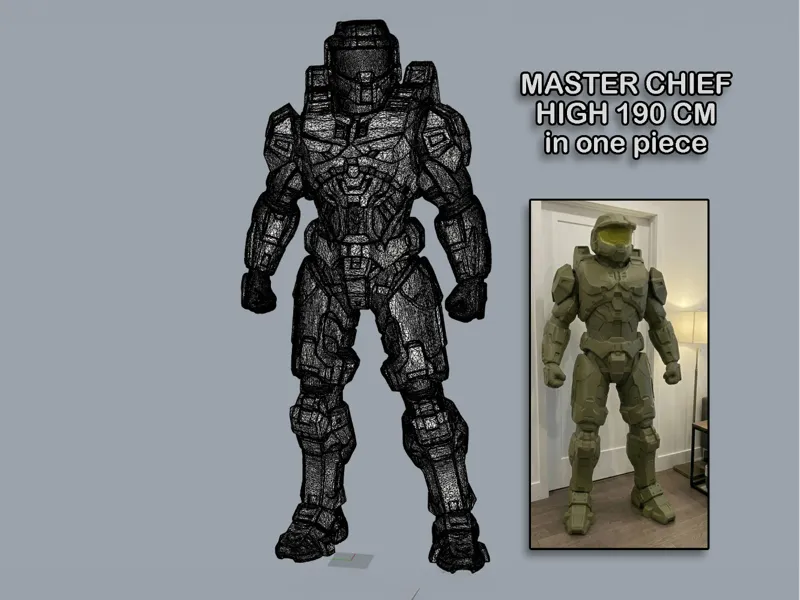 Master Chief - Halo 190 cm - IN ONE PIECE