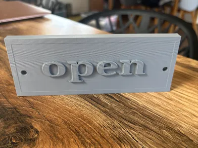 double sided sign 