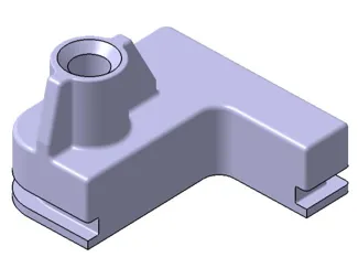 Protetor_fixador de tubo para extrusora K2 Pro