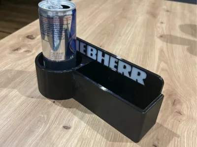 Cupholder with storage for side window