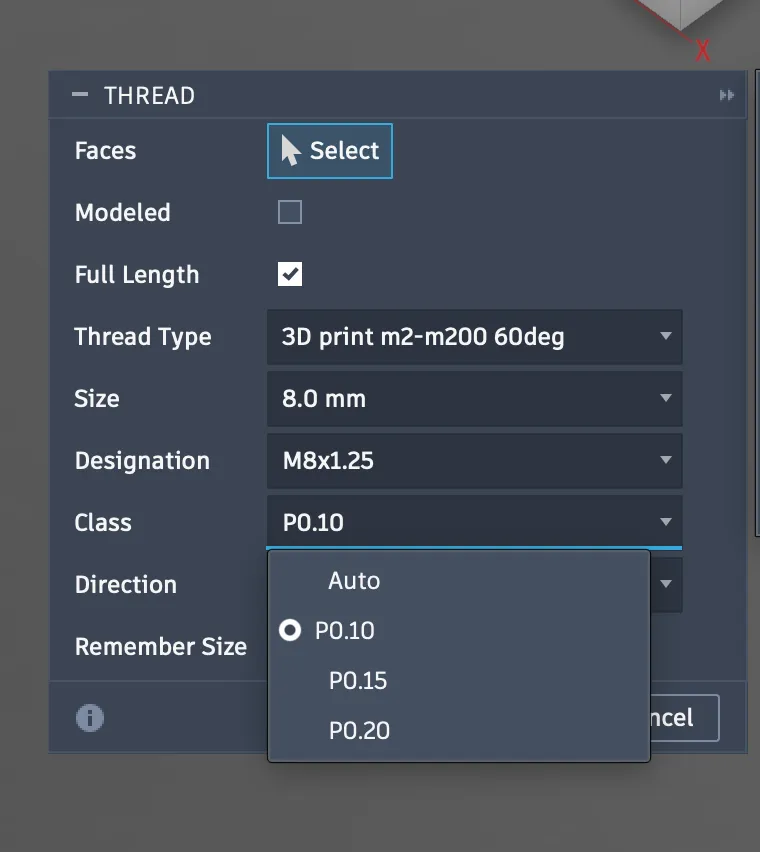 Fusion Thread Profile Pack (Optimized for Printing - Free 3D Print ...