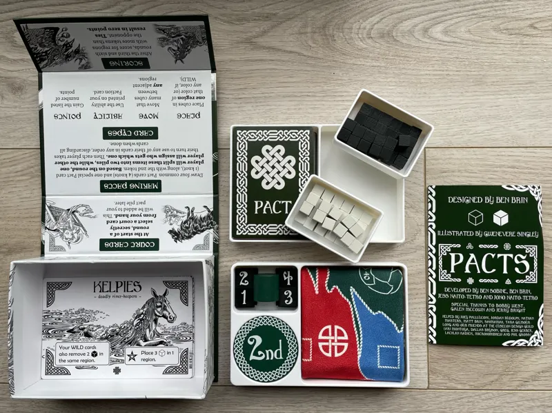 Pacts Board Game Insert