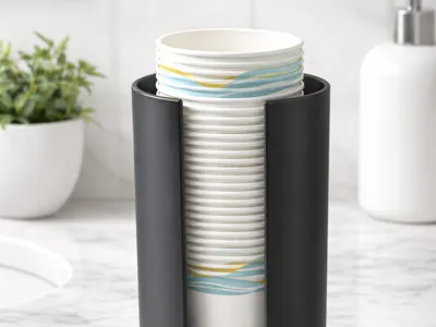 5oz Bathroom Cup Holder Disposable Dixie Cup 