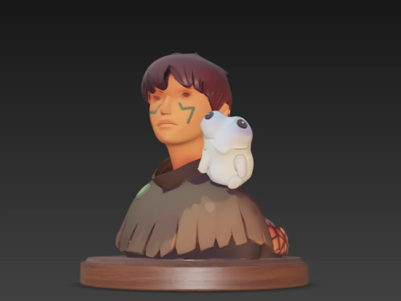 Jusant - The Climber & Ballast Bust Miniature