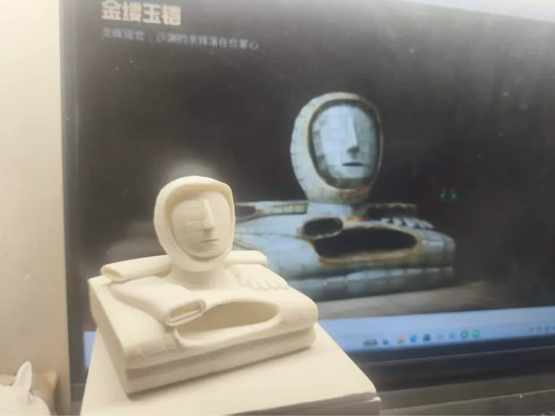 和平精英古墓迷途-金缕玉铠 桌面摆件游戏模型