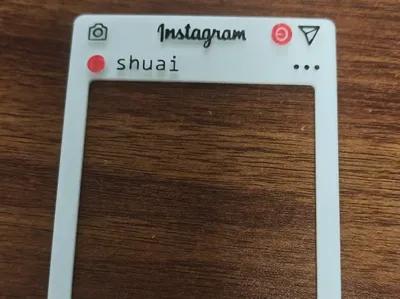 Instagram Post Check-in Model (no AMS, color yourself, you can add your own nickname)