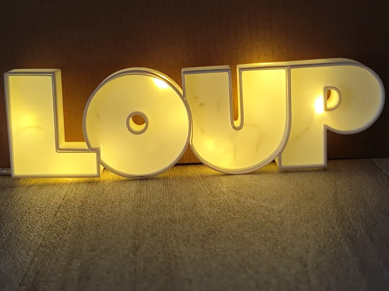 Loup lumineux