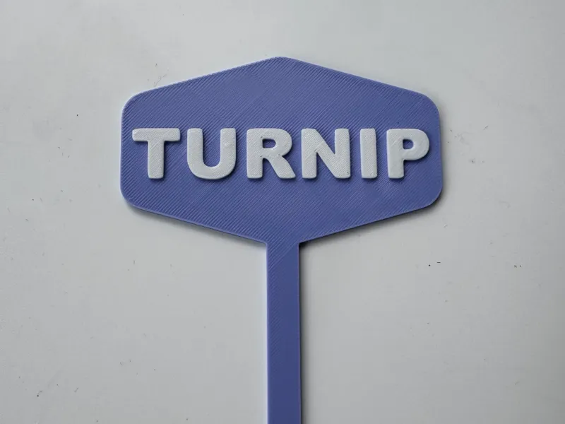 Vegetable Sign - ALLOTMENT - Turnip