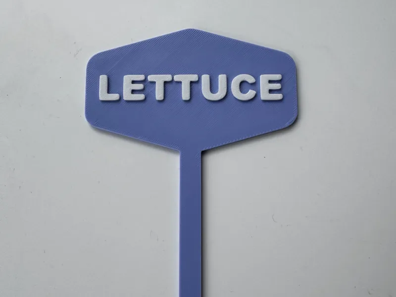 Vegetable Sign - ALLOTMENT - Lettuce