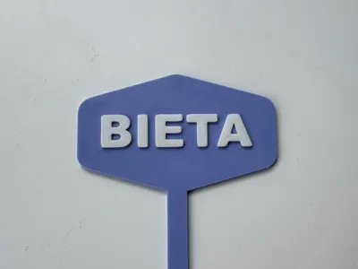 Vegetable Sign - ALLOTMENT - Bieta