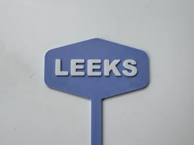 Vegetable Sign - ALLOTMENT - Leeks