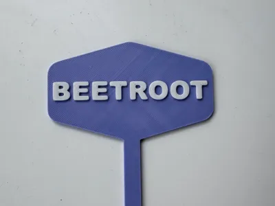 Vegetable Sign - ALLOTMENT - Beetroot