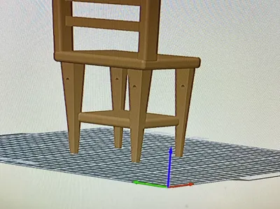 chair-shaped clothes hanger