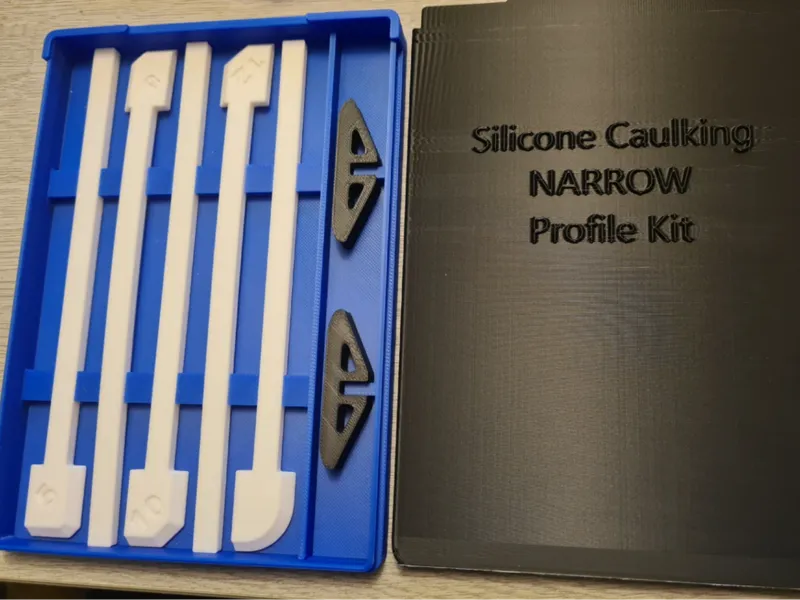 Silicone Caulking narrow profile kit