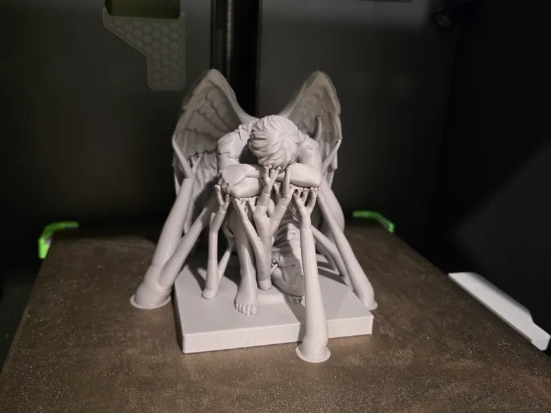 Male Tired Guardian Angel