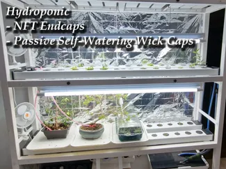 Hydroponics - Self-Watering Wick Caps & Endcaps