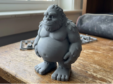 Fat Bigfoot Character 