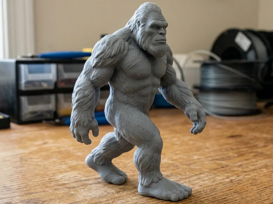 Figurine Bigfoot en marche