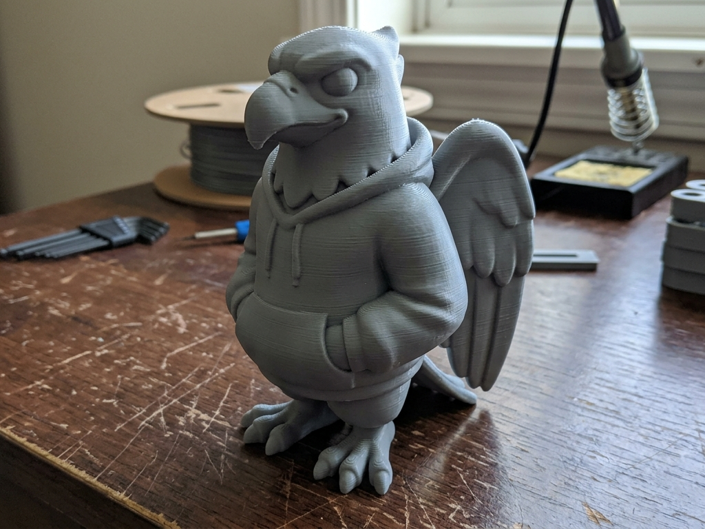 Cool Eagle Hoodie Figure